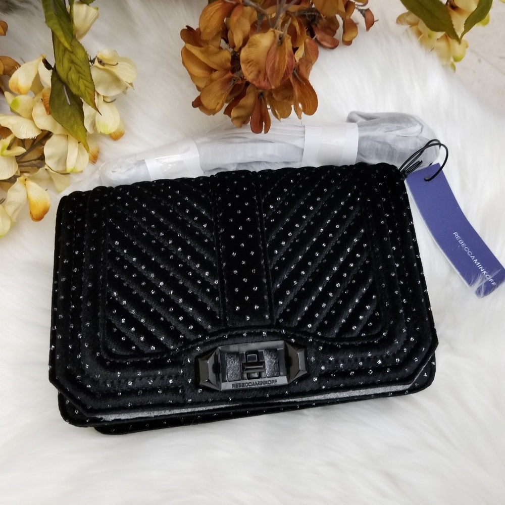 Rebecca Minkoff Love Small Velvet Crossbody - Picture 3 of 8